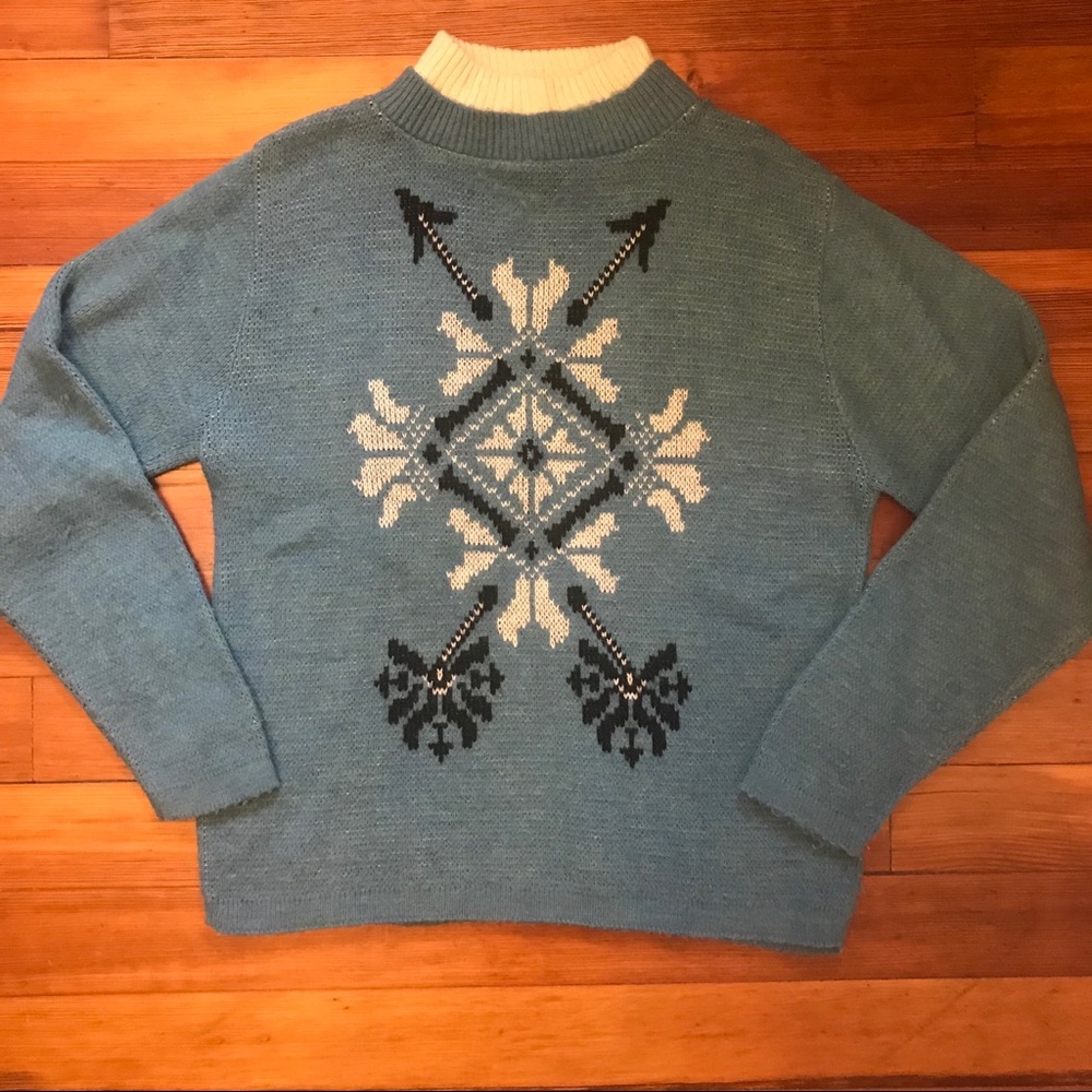 Vintage Turquoise Sweater